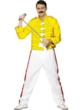 Men's 1980s Freddie Mercury Fancy Dress Costume